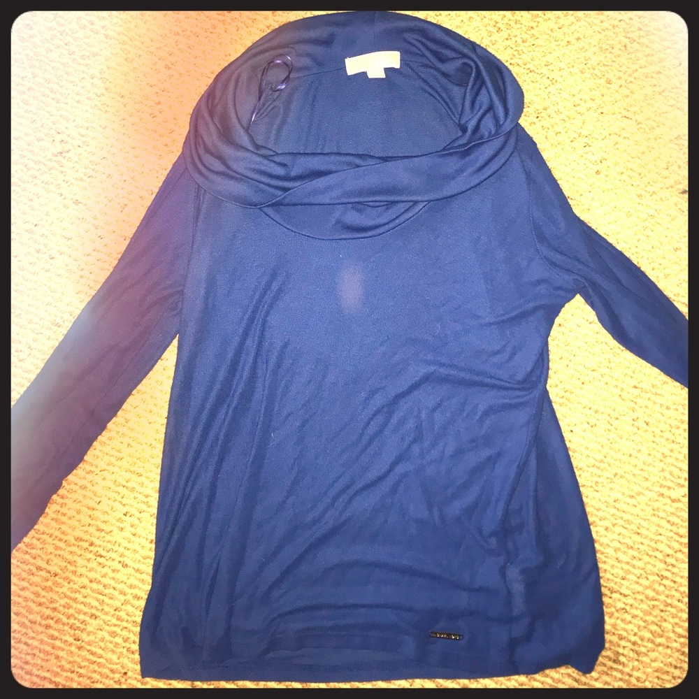 Royal Blue scoop neck Michael kors sweater